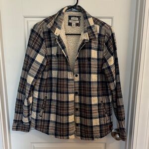 L.L. Bean Plaid Button Down Shirt - Blue and Brown